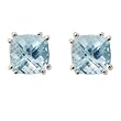 Aquamarine Stud Earrings 