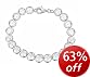Silver bead bracelet