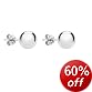 Silver Ball stud earrings