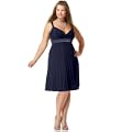 Love Squared Plus Size Pleated Empire-Waist Sleeveless Dress