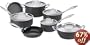 Cuisinart GreenGourmet Eco-Friendly Nonstick Hard Anodized 12-Piece Cookware Set