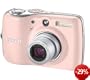 Canon PowerShot E1 Digitalkamera (10 Megapixel, 4-fach opt. Zoom, 2,5" Display, Bildstabilisator) pink