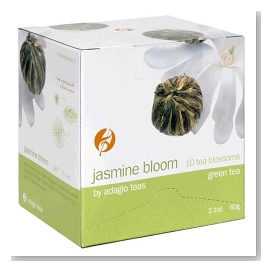 Adagio Teas Loose Blooming Green Tea, Jasmine Bloom, Overwrapped Teas, 10-Count Package (Pack of 3)