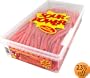 Sour Power Strawberry Straws, 200-Count Tubs (Pack of 2)