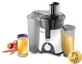 Oster 3157 400-Watt Single-Speed Juice Extractor, White/Grey