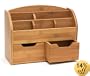 Lipper International Bamboo Space Saving Desk Organizer