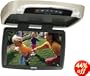 Audiovox VOD128A 12.1-Inch LCD Overhead Monitor with Integrated DVD Player (Pewter)