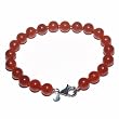 Red Jade Beaded Bracelet