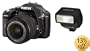 Pentax K2000 10.2MP Digital SLR Camera with 18-55mm f/3.5-5.6 DA L Lens and AF200FG Flash