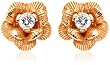 Diamond Flower Earrings
