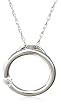 Diamond Circle Pendant 