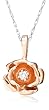 Diamond Rose Pendant