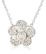Diamond Flower Pendant