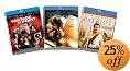 Vantage Point, Black Hawk Down, The Patriot Blu-ray