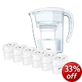 Aqua Optima, 12 month pack, Filter Fridge Jug with 6 Filters