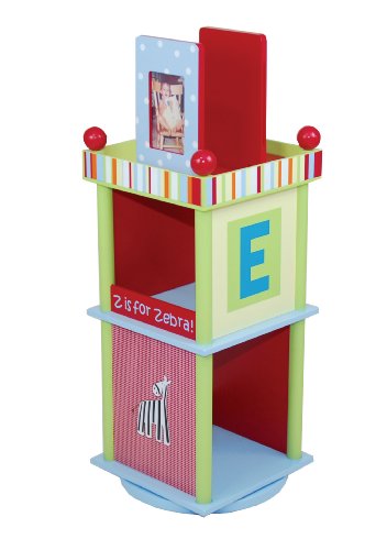 Levels Of Discovery Alphabet Soup Revolving Bookcase Multi-Color
