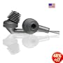 ACOUSTIBUDS - Premium Adapters for Earphones AND Bluetooth Headsets. A new solution for in-ear audio. MADE IN THE USA. Adapters only, earphones not included. Black, Two Pair & Two Sizes