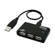 PLANEX USB2.0/1.1 4ポート USBハブ バスパワー PL-UH401
