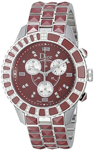 Christian Dior Women's CD11431GM001 Christal Red Sapphire and White Diamond Watch