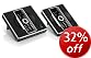 BT Granite Twin DECT Cordless Telephone with Answering Machine - Black & Chrome