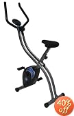 Body Champ XRB100 Magnetic X-Bike Folding Upright Exercise Bike
