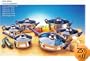 Gourmet Chef 12 Piece Stainless Steel Cookware Set with Bakelite Handles, Blue