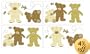 Eddie Bauer - Teddy Bear Wall Decals, Brown