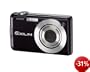 Casio EXILIM EX-S12 BK Digitalkamera (12 Megapixel, 3-fach opt. Zoom, 2,7" Display) schwarz