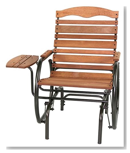 Jack Post CG-21Z Country Garden Glider Chair with Tray, Bronze