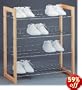 Neu Home 17044 Organize It All Lexington 4-Tier Shoe-Shelf