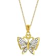 14k Yellow Gold Pendant with Chain