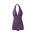 Spiegel Shirred Halter Swimdress
