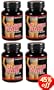 ACAI Juice Extreem -240 CAPSULES 100% PURE, 4 times MORE potent for each MG ACAI Berry Natural Nutrition, Energy and also used for Weight Loss Detox Diet 4 Bottles, 4 Months , 1200 Mg