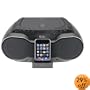 iLive Portable Music System with CD Player and Dock for iPod (Black)