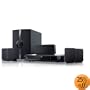 Coby DVD968 5.1-Channel DVD Home Theater System with 1080p Upconversion, DivX Playback and AM/FM Tuner (Black)