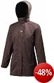 Helly Hansen Damen Mantel W Long Aden Jacket, brown