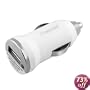 Premium 12v White Universal USB Car (Vehicle) Charger Adaptor for All iPods / Microsoft Zune Mp3 Player (USB Cable is not included)