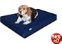 Long Lasting Medium Large HEAVY DUTY Memory foam pet dog bed pillow with 2 layer of covers