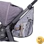 J.L. Childress Side Sling Stroller Cargo Net, Black