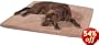 LARGE OverStuffed Space Saver 50"X29" Thick Orthopedic Memory Foam Pet dog bed pillow with 2 layer of covers