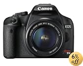 Canon EOS Rebel T1i 15.1 MP CMOS Digital SLR Camera with 3-Inch LCD and EF-S 18-55mm f/3.5-5.6 IS Lens