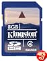 Kingston 8 GB Class 4 SDHC Flash Memory Card SD4/8GBET