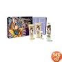 ED HARDY LOVE & LUCK by Christian Audigier Gift Set for WOMEN: SET-EAU DE PARFUM SPRAY 3.4 OZ & BODY LOTION 3 OZ & SHOWER GEL 3 OZ & EAU DE PARFUM SPRAY .25 OZ MINI
