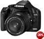 Canon EOS 500D SLR-Digitalkamera (15 Megapixel, LiveView, HD-Video) inkl. 18-55mm IS Kit (bildstabilisiert)