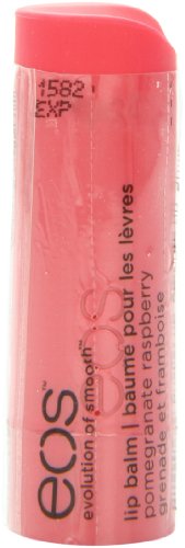 Eos Lip Balm Pomegranate Raspberry Smooth, 0.14 oz. Stick (Pack of 12)