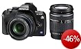 Olympus E-450 SLR-Digitalkamera (10 Megapixel, Art Filter, Live View) Kit inkl. 14-42mm + 40-150mm Objektive