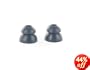 TIERED Replacement ear cushions for ear canal fitting earphones, earbuds (2 pairs) -