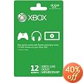 Save on the Xbox LIVE 12 Month Gold Membership