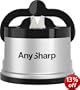 AnySharp Global Knife Sharpener (Silver)