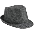 Fair Weather Women's Thin Plaid Contrasting Color Fedora